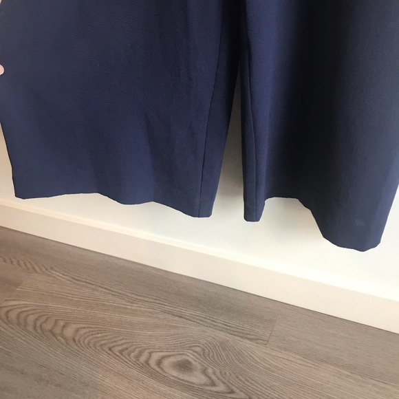 Micheal Kors Navy Sleeveless V-Neck Belted Jumpsuit - Picture 6 of 9